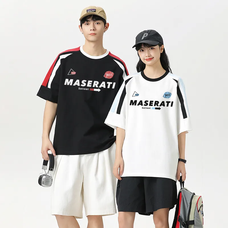 Maserati Raglan Sleeve T Shirt Unisex-3