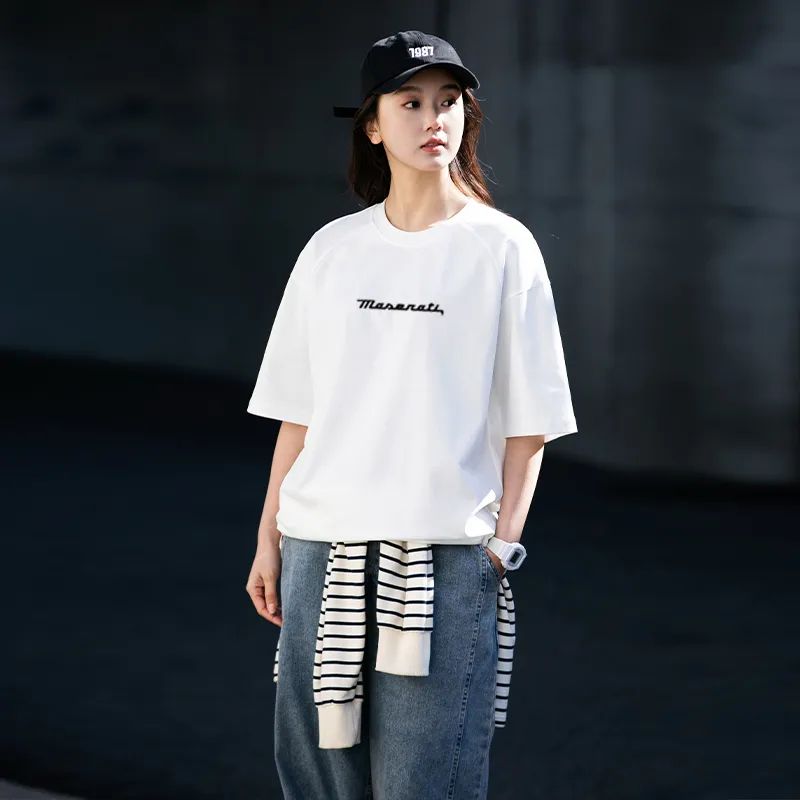 Maserati Raglan Sleeve T Shirt Unisex-8