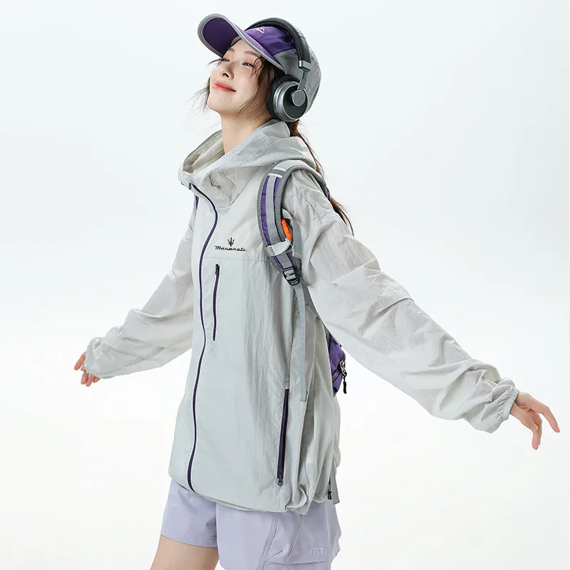 Maserati Super Light Breathable Quick Dry Sun Protection Clothing Unisex-13