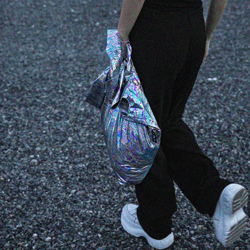 ENVIROSAX Polyester Handbag, Shoulder Bag Large Size Unisex Multicolor-5