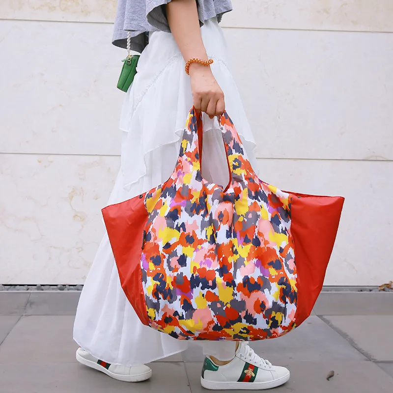 ENVIROSAX Polyester Storage Bag, Handbag, Shoulder Bag Large Size Unisex Multicolor-16