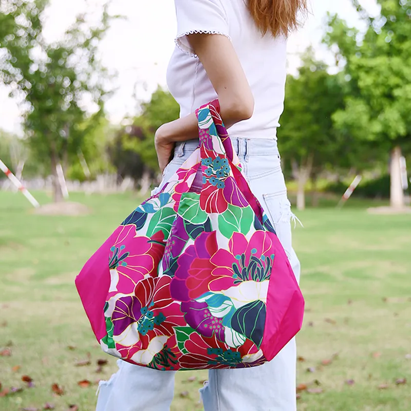 ENVIROSAX Polyester Storage Bag, Handbag, Shoulder Bag Large Size Unisex Multicolor-12