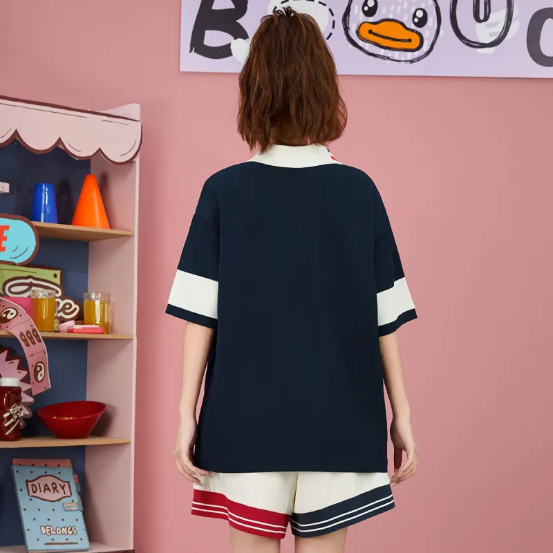 B.Duck T Shirt Women's Navy Blue-2