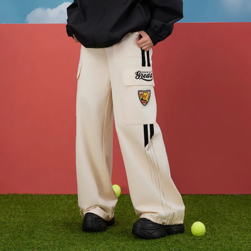 B.Duck Cargo Pants Women's Ecru-2