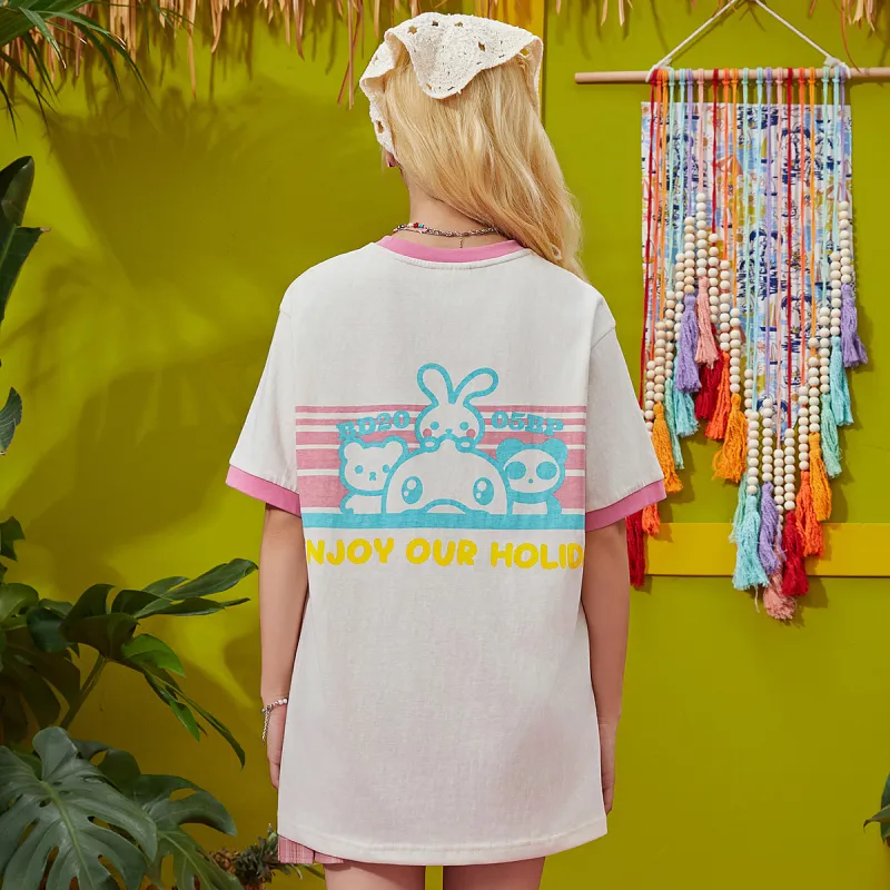 B.Duck T Shirts Women's Ecru-2