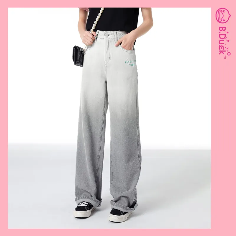 B.Duck Jeans Women's Gray Gradient-3