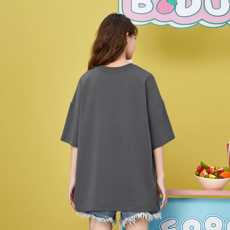 B.Duck T Shirt Women's Dark Gray-2