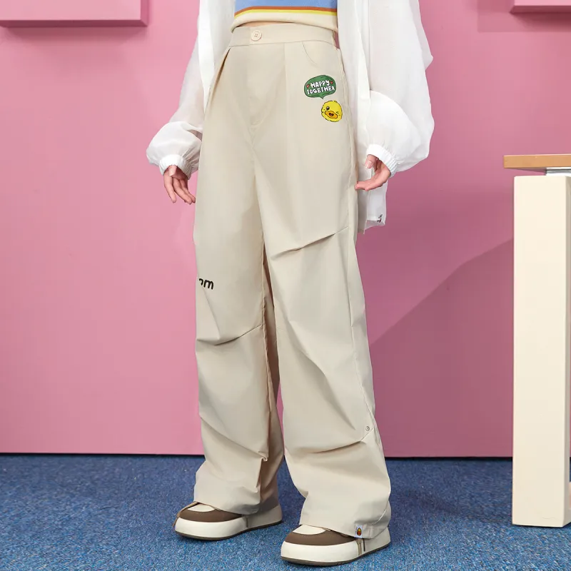 B.Duck Casual Pants Women's Apricot-3