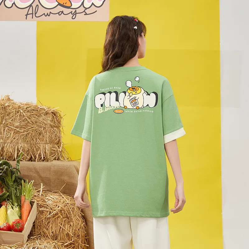 B.Duck T Shirts Women's Green-2