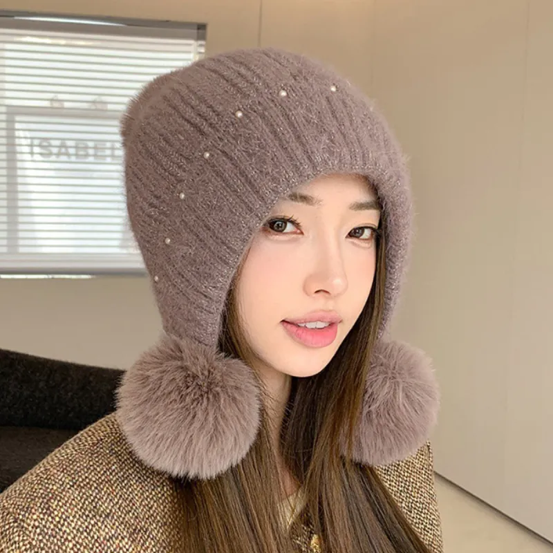 Top Melon Acrylic Beanies Women's-1