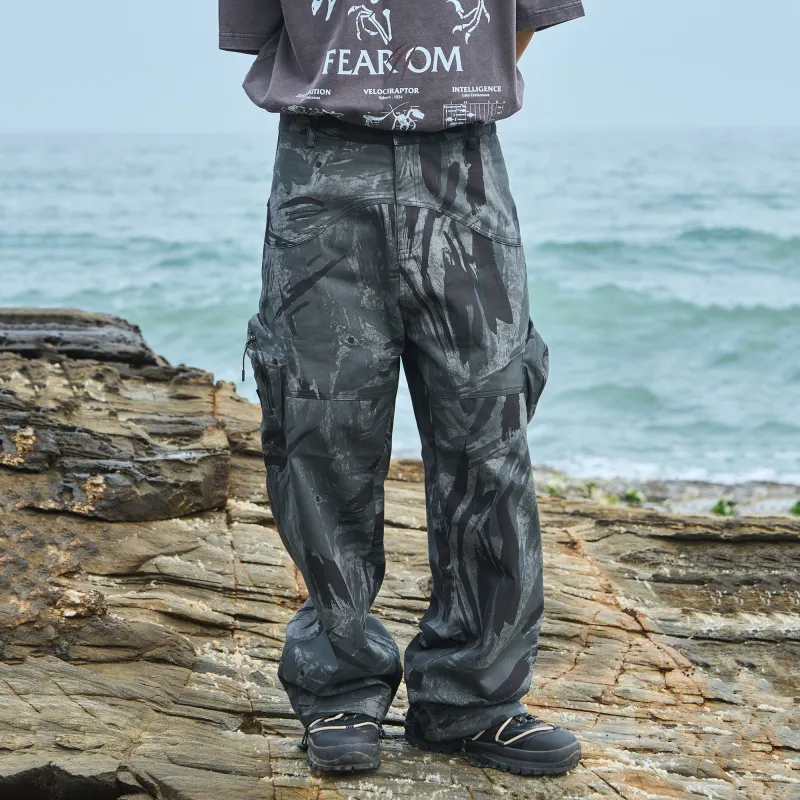 FEAROM Cargo Pants Unisex Camouflage-5