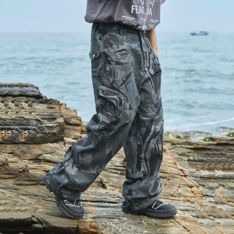 FEAROM Cargo Pants Unisex Camouflage-3
