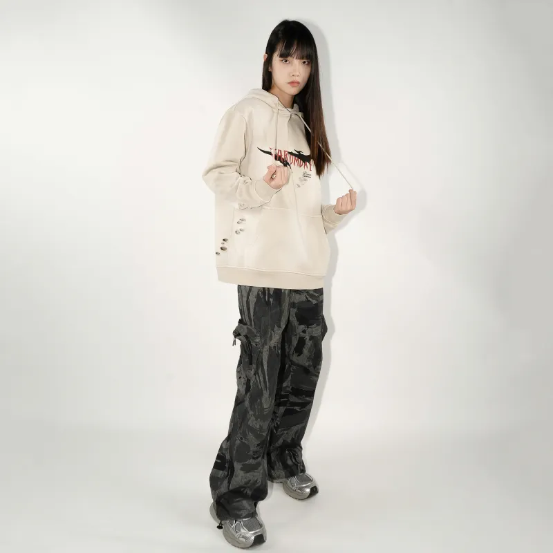 FEAROM Sweatshirts Unisex Apricot-5