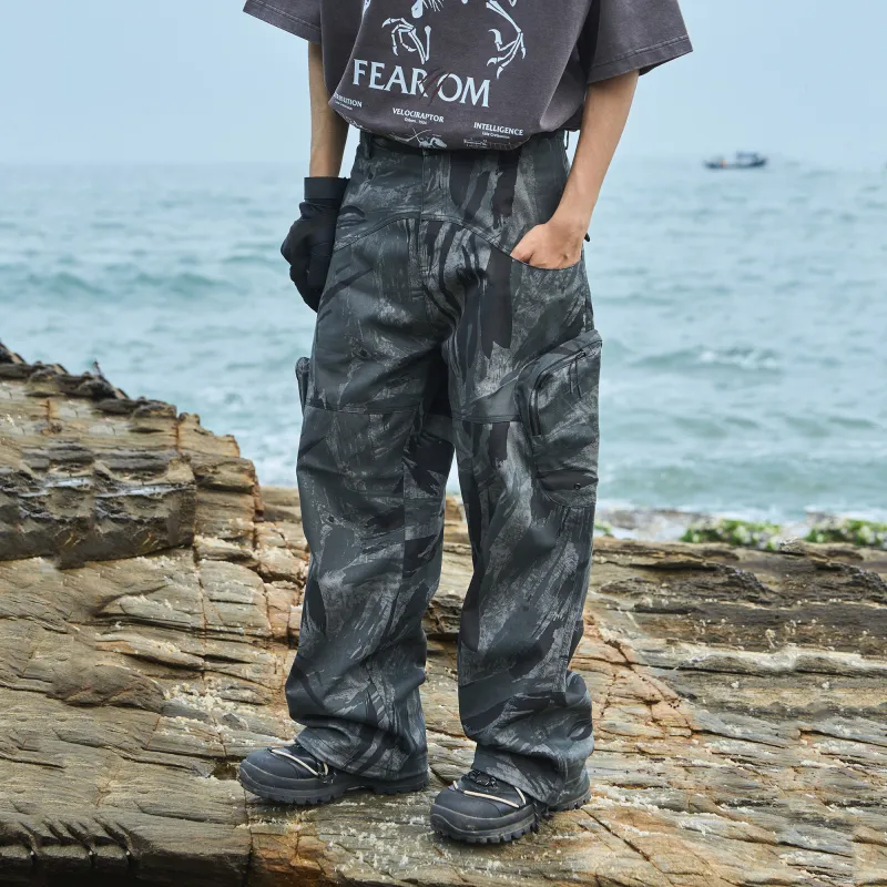 FEAROM Cargo Pants Unisex Camouflage-2