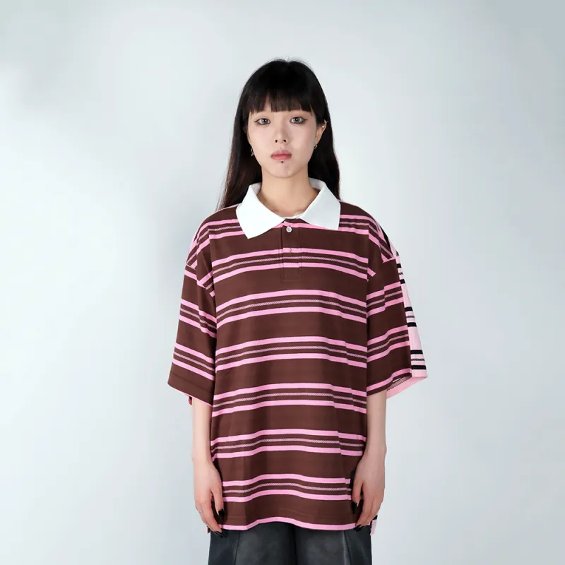 FEAROM Polo Shirts Unisex Coral-9