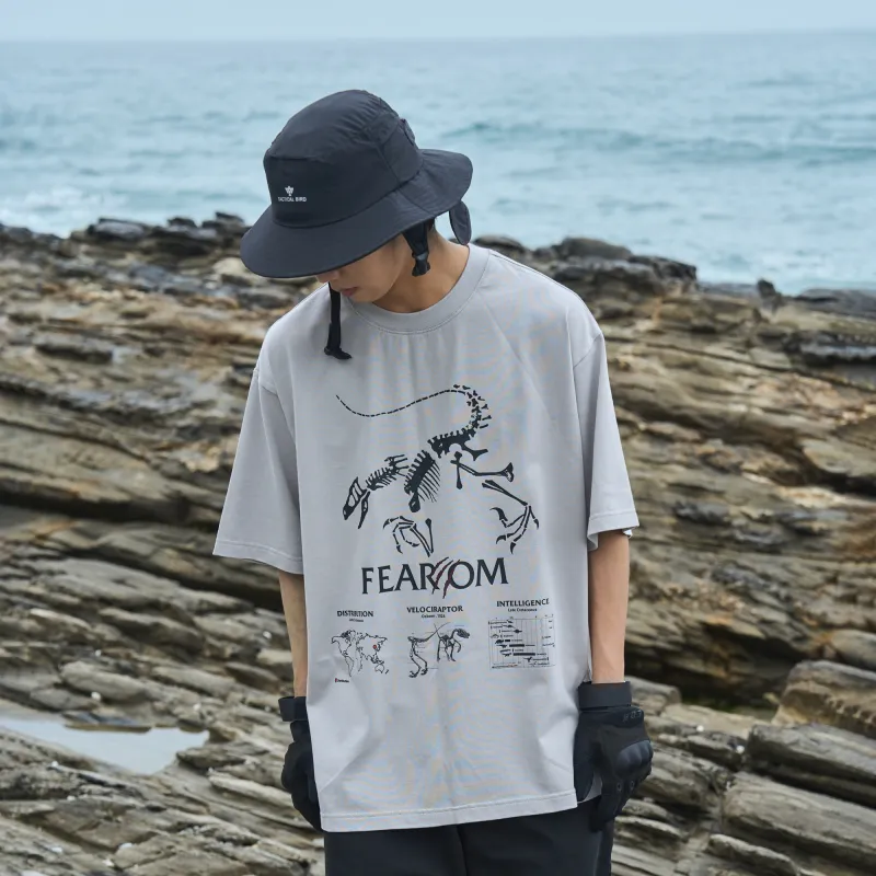 FEAROM T Shirts Unisex-3