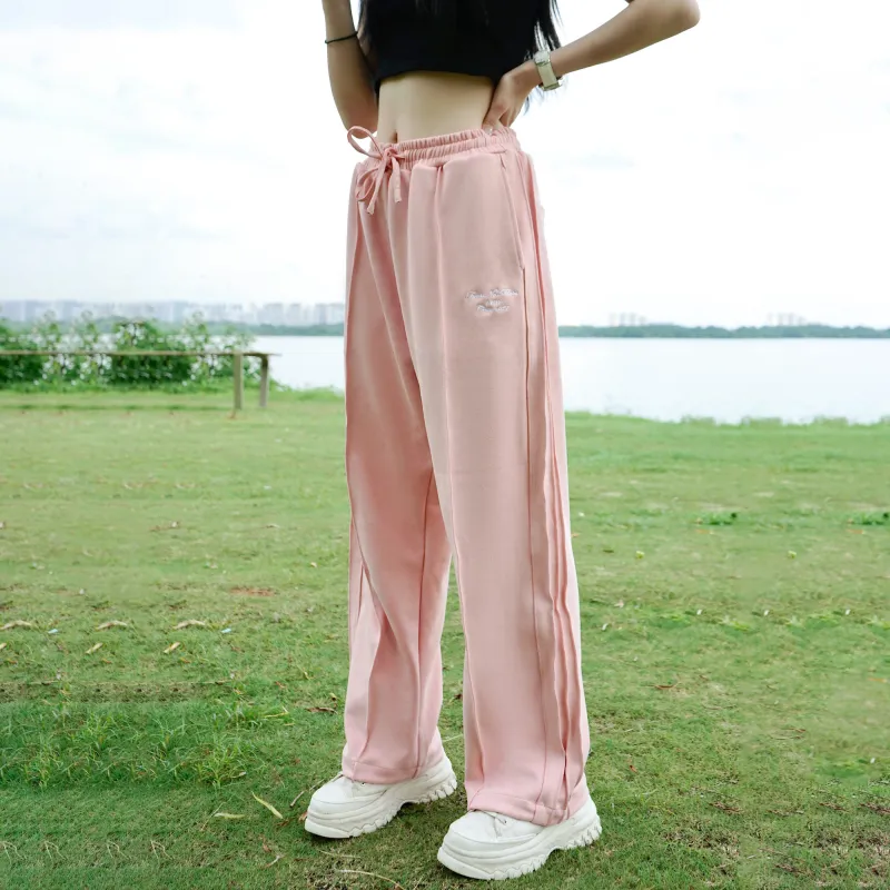 FEAROM Casual Pants Women's Pink-4