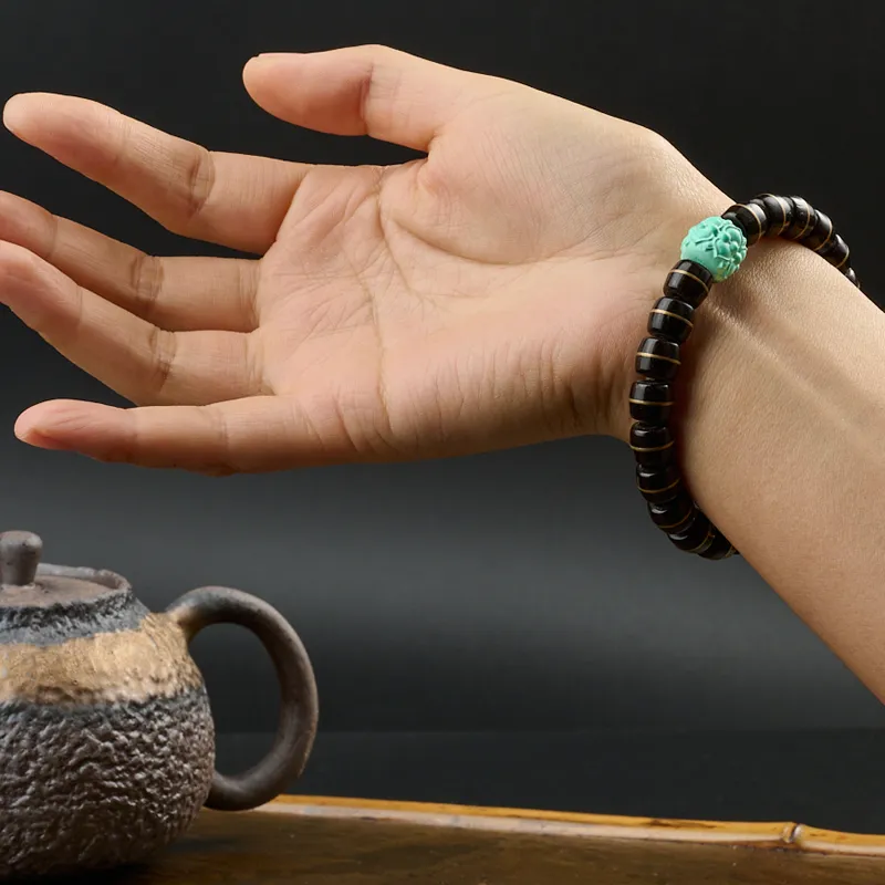GOLDFISH ALLEY Coconut Shell Beads Bracelets Unisex-4