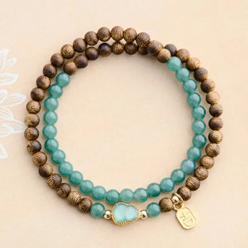 GOLDFISH ALLEY Ice Glutinous Jadeite Bracelets Women's-1