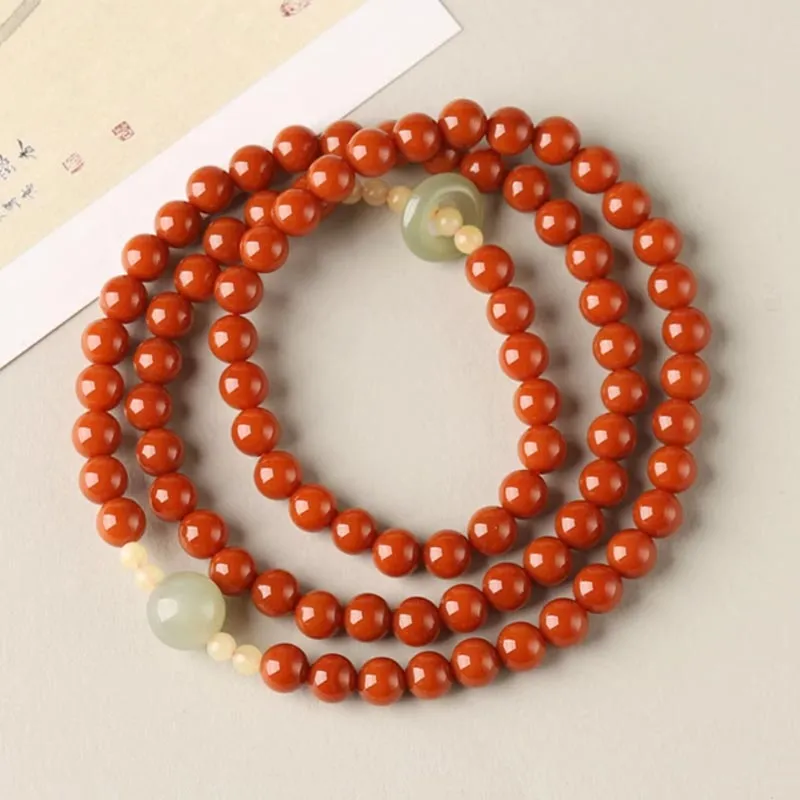GOLDFISH ALLEY South Red Agate Bracelets Women's-1