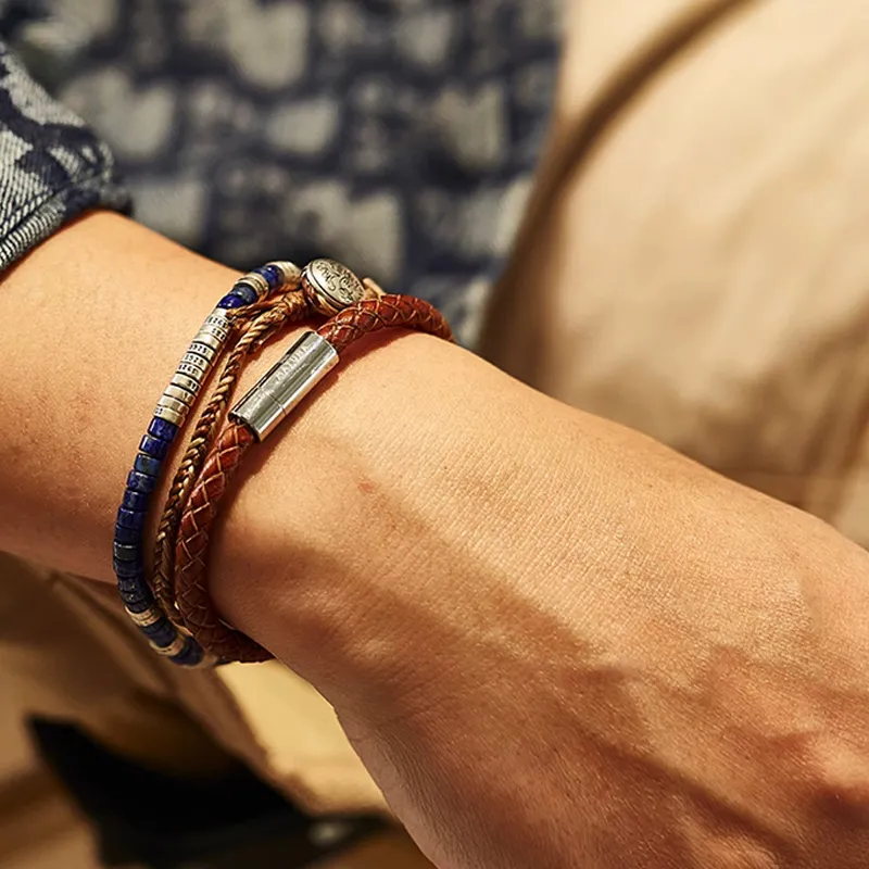 GOLDFISH ALLEY Lapis Lazuli Bracelets Men's-4
