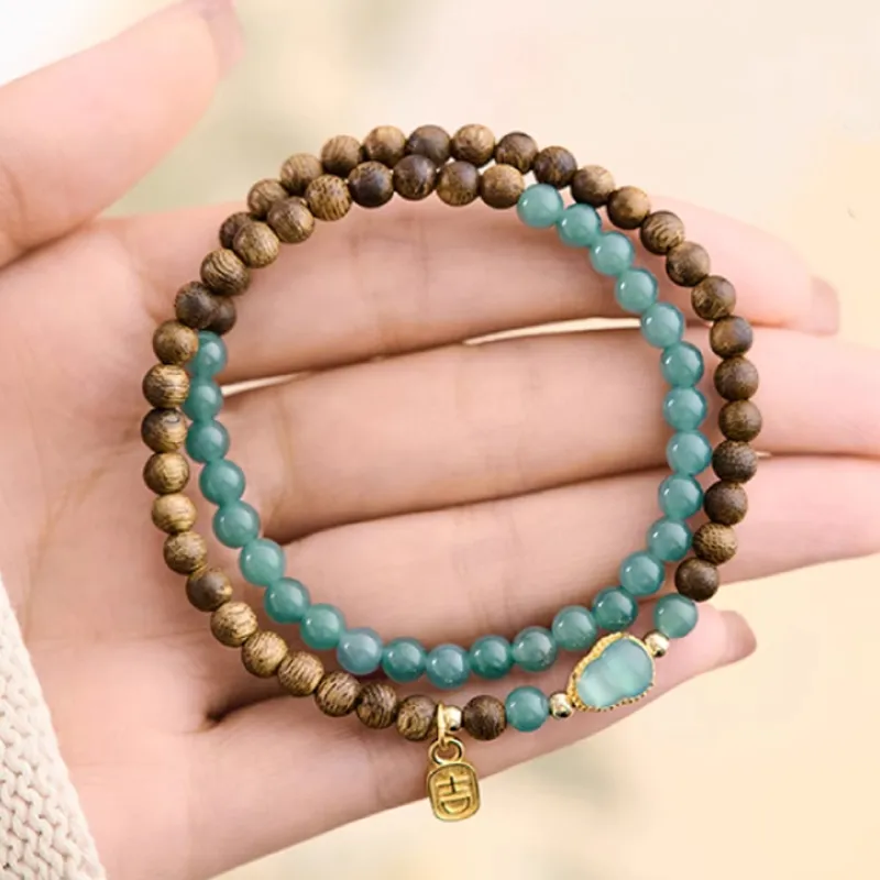 GOLDFISH ALLEY Ice Glutinous Jadeite Bracelets Women's-3