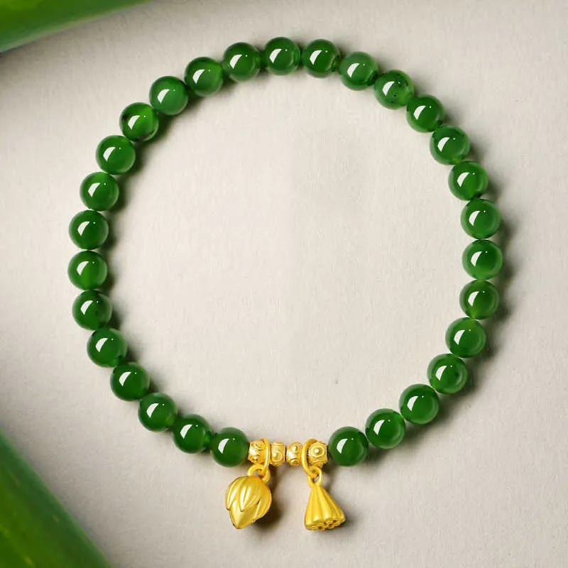 GOLDFISH ALLEY Hetian Jade Bracelets Jasper Unisex-1