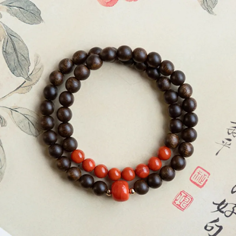 GOLDFISH ALLEY Fragrance Agarwood Bracelets Women's-4