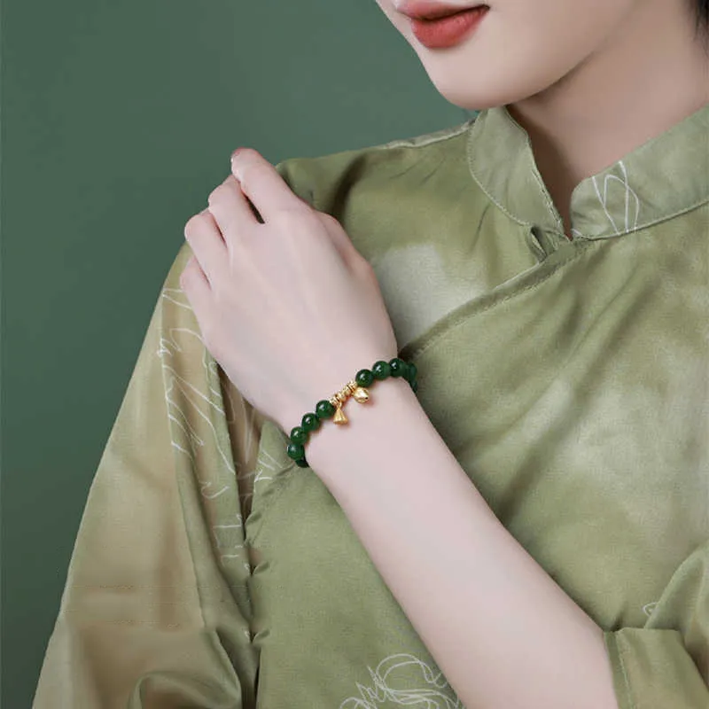 GOLDFISH ALLEY Hetian Jade Bracelets Jasper Unisex-2