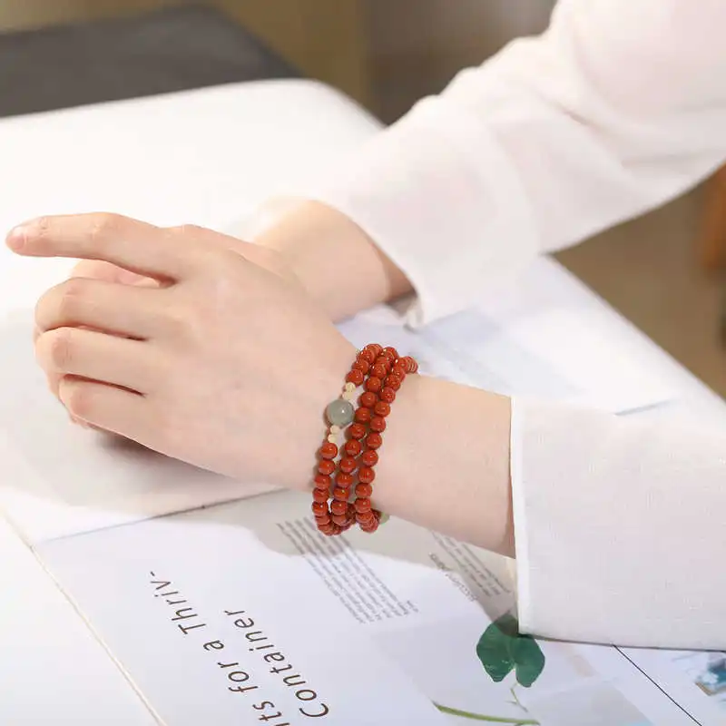 GOLDFISH ALLEY South Red Agate Bracelets Women's-2