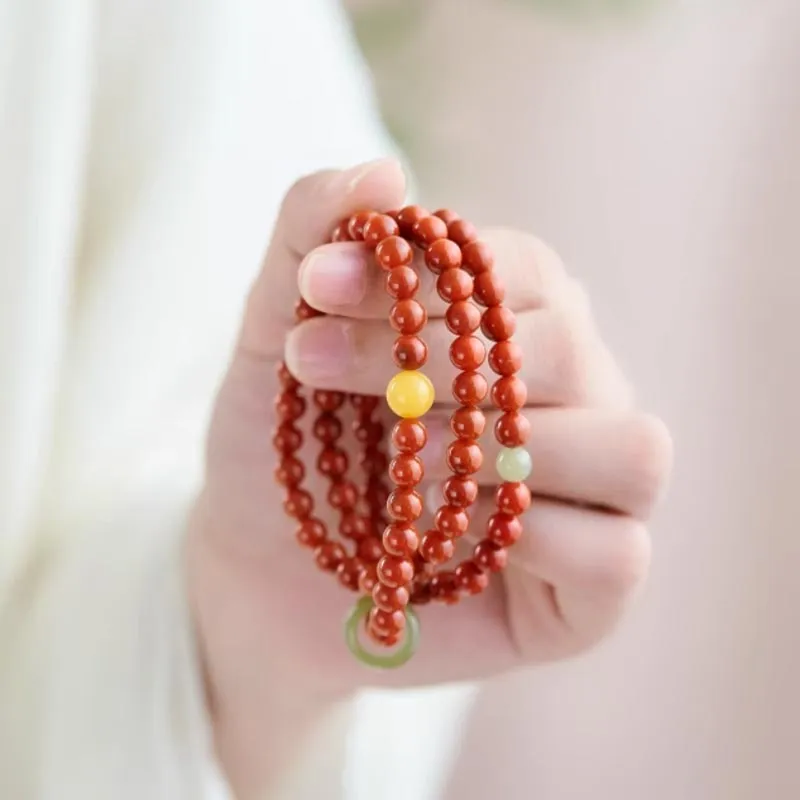 GOLDFISH ALLEY South Red Agate Bracelets Women's-4