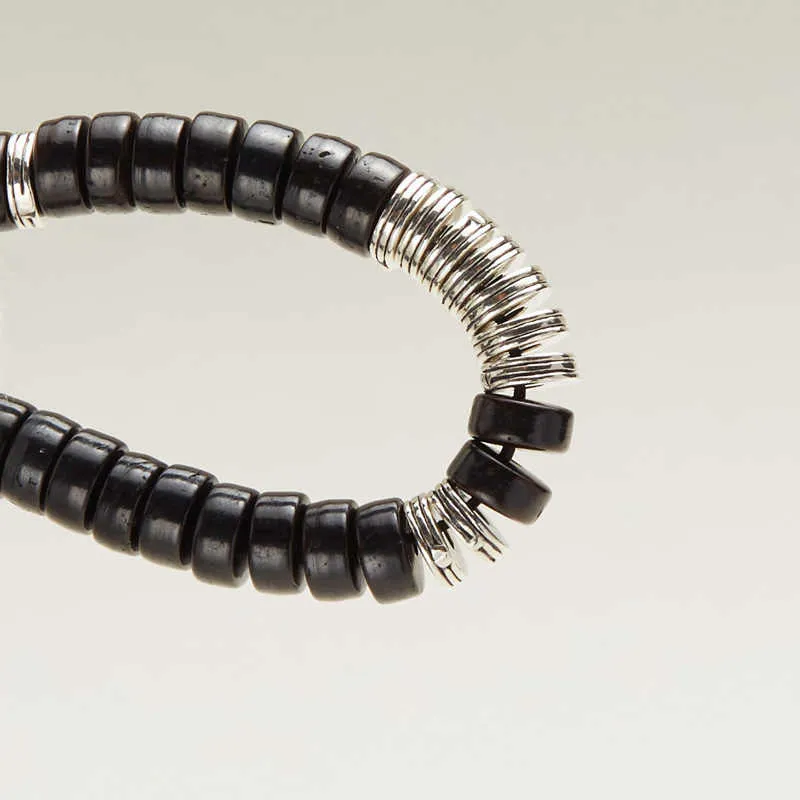 GOLDFISH ALLEY Coconut Shell Beads Bracelets Unisex-4