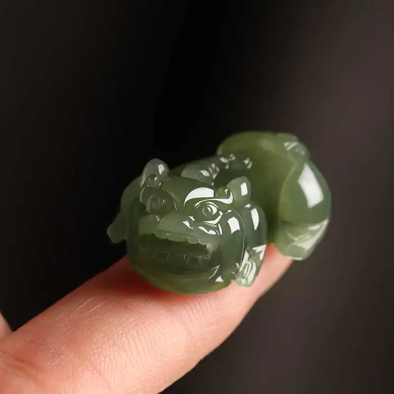 GOLDFISH ALLEY Hetian Jade Bracelets Green Jade Unisex-4