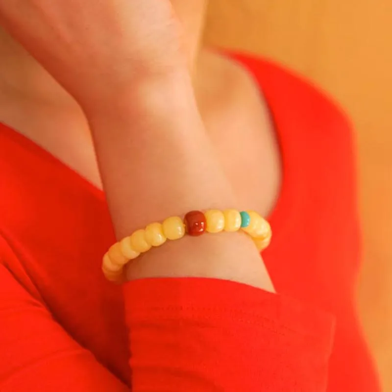 GOLDFISH ALLEY Beeswax Fine Jade Bracelets Women's-4