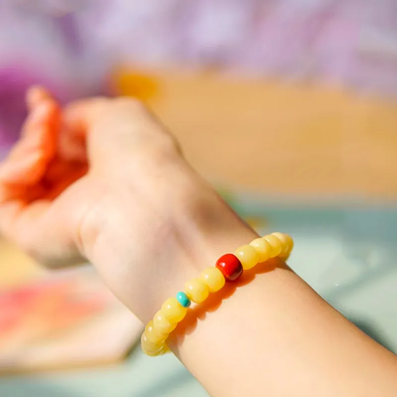 GOLDFISH ALLEY Beeswax Fine Jade Bracelets Women's-3