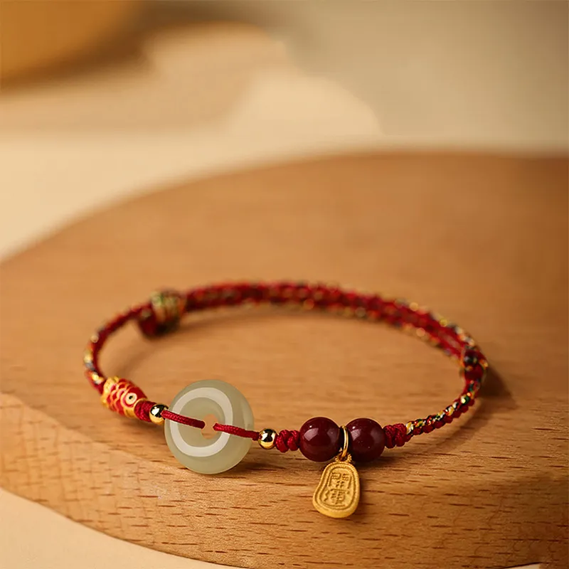 GOLDFISH ALLEY Bracelets Pale Greenish White Jade Women's-2