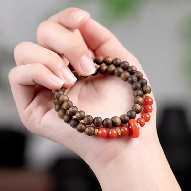GOLDFISH ALLEY Fragrance Agarwood Bracelets Women's-4
