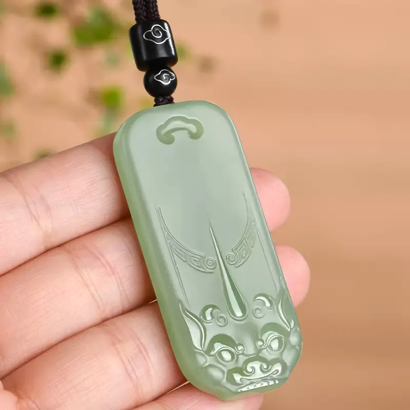 GOLDFISH ALLEY Hetian Jade Pendants Green Jade Unisex-1
