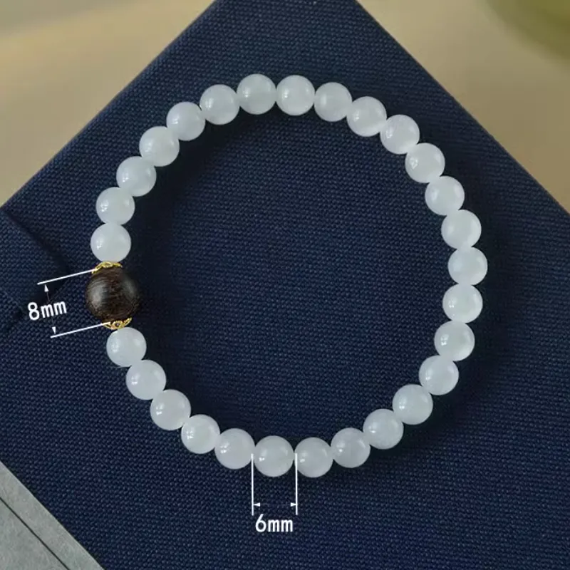 GOLDFISH ALLEY Hetian Jade Bracelets White Jade Women's-4