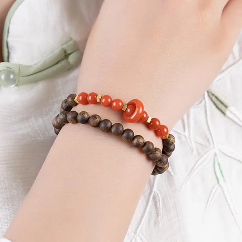 GOLDFISH ALLEY Fragrance Agarwood Bracelets Women's-2