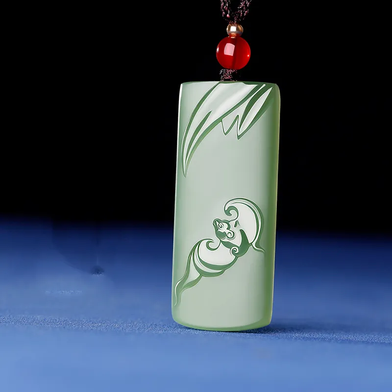 GOLDFISH ALLEY Hetian Jade Necklaces Green Jade Unisex-1