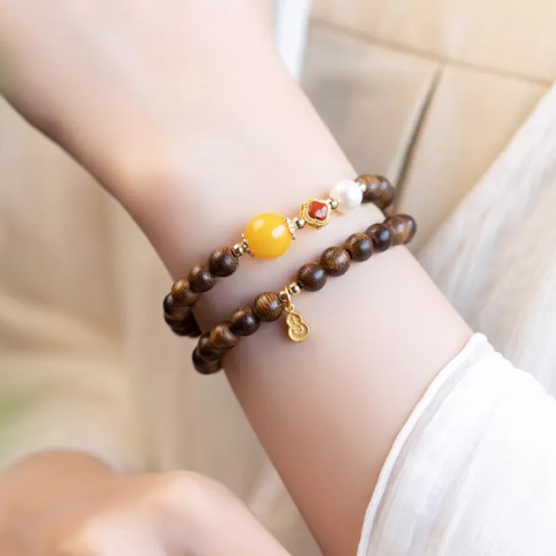 GOLDFISH ALLEY Fragrance Agarwood Bracelets Unisex-5