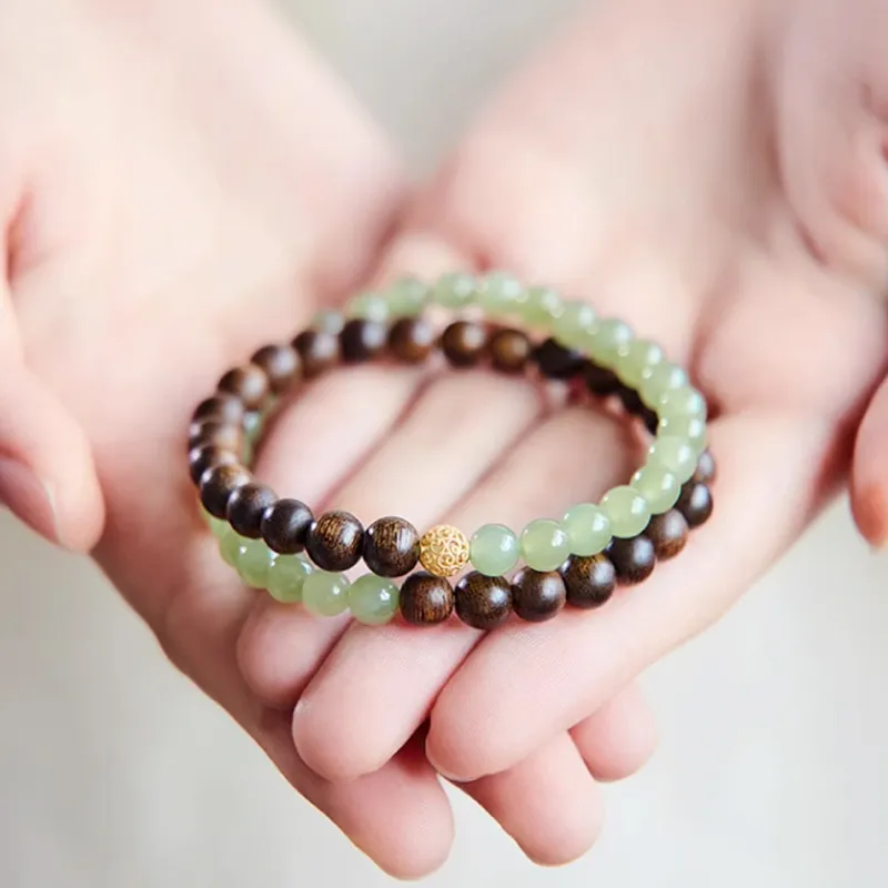GOLDFISH ALLEY Fragrance Agarwood Bracelets Unisex-3