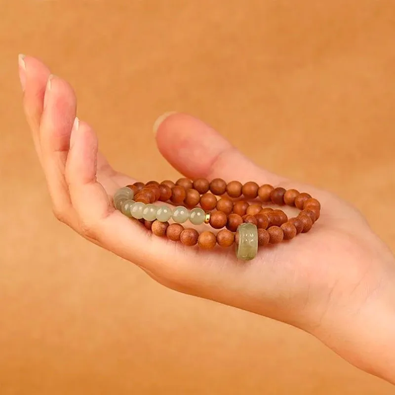 GOLDFISH ALLEY Bracelets Pale Greenish White Jade Women's-4