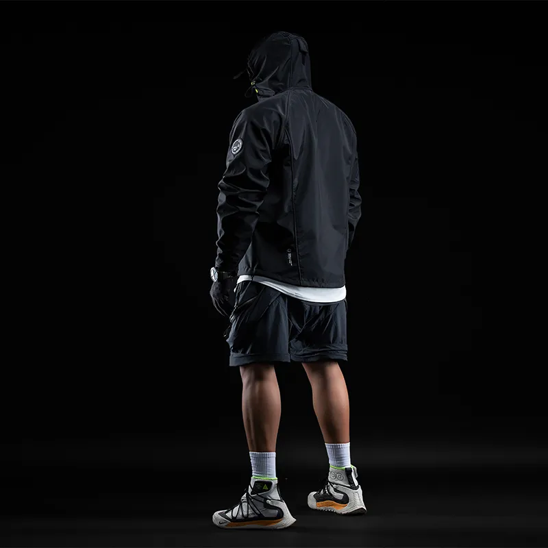 Monster Guardians Windbreaker Jacket Men's Black-2