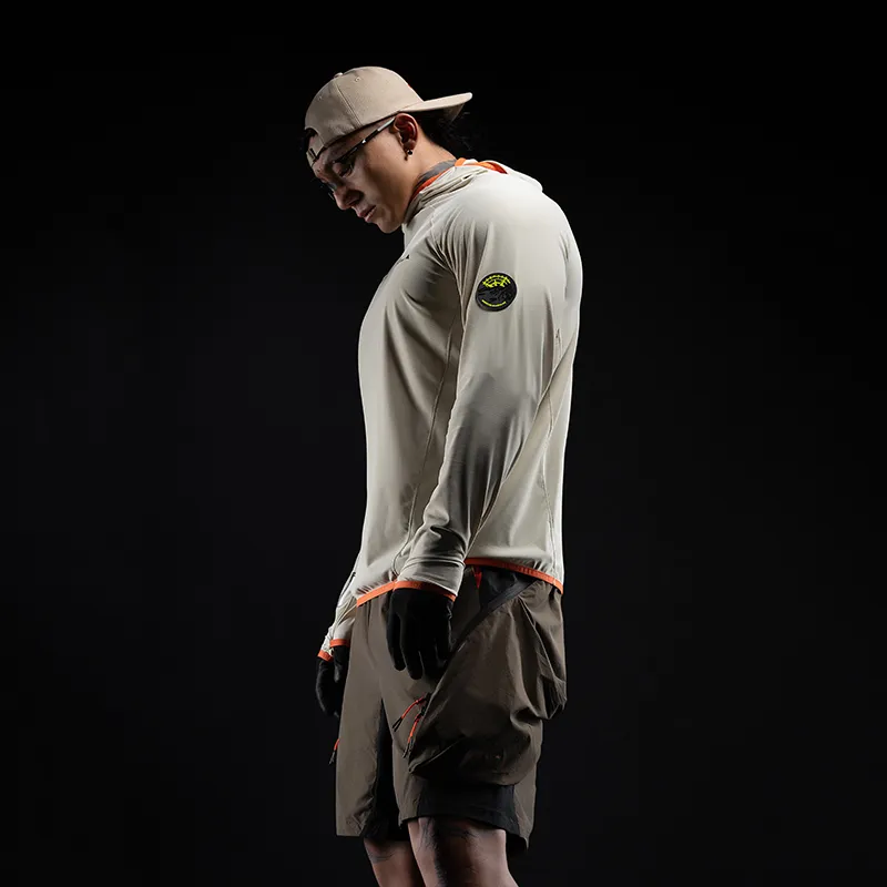 Monster Guardians Breathable UV Protection Cooling Sun Protection Clothing Men's Light Khaki Light Khaki-4