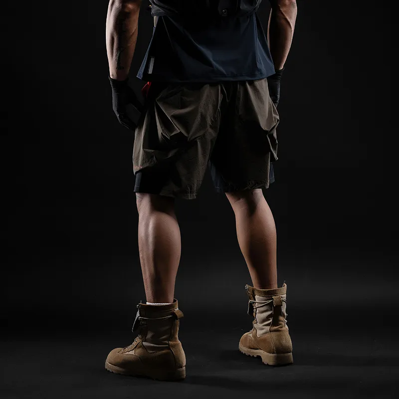 Monster Guardians Cargo Shorts Men's Brown-3