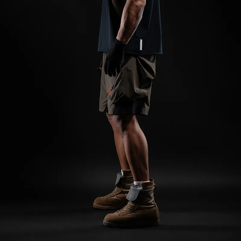 Monster Guardians Cargo Shorts Men's Brown-4