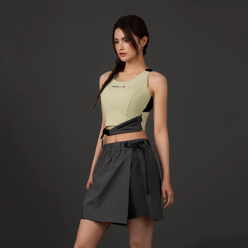 Monster Guardians Cargo Short Skirts Women's Gray Grey-3