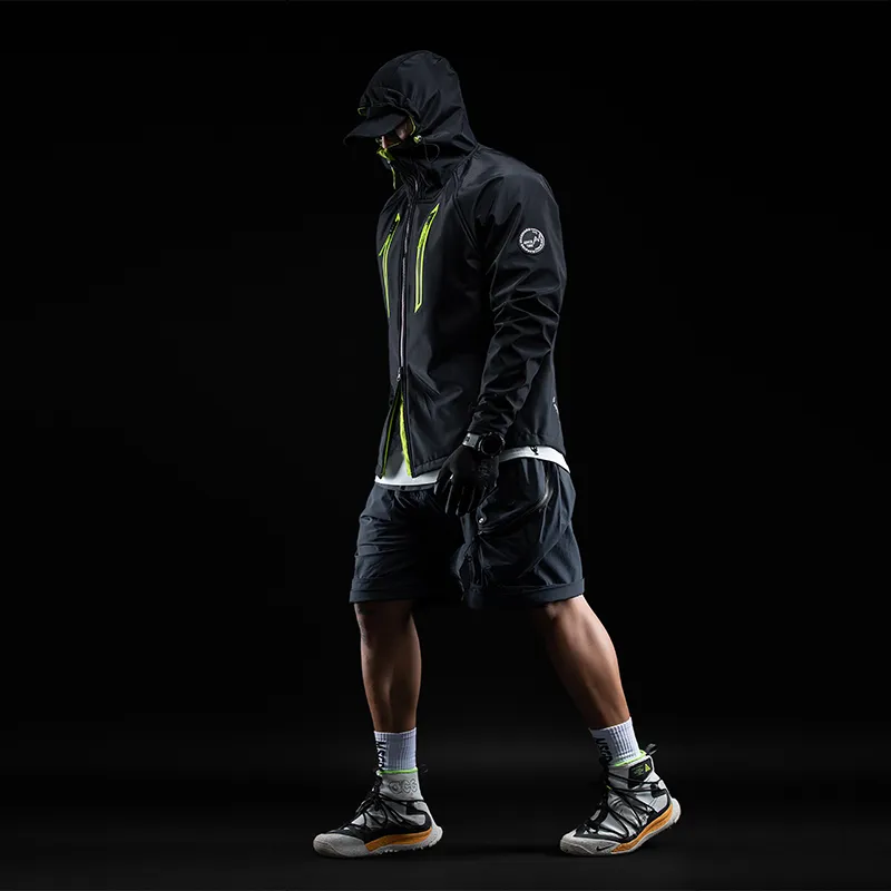 Monster Guardians Windbreaker Jacket Men's Black-3